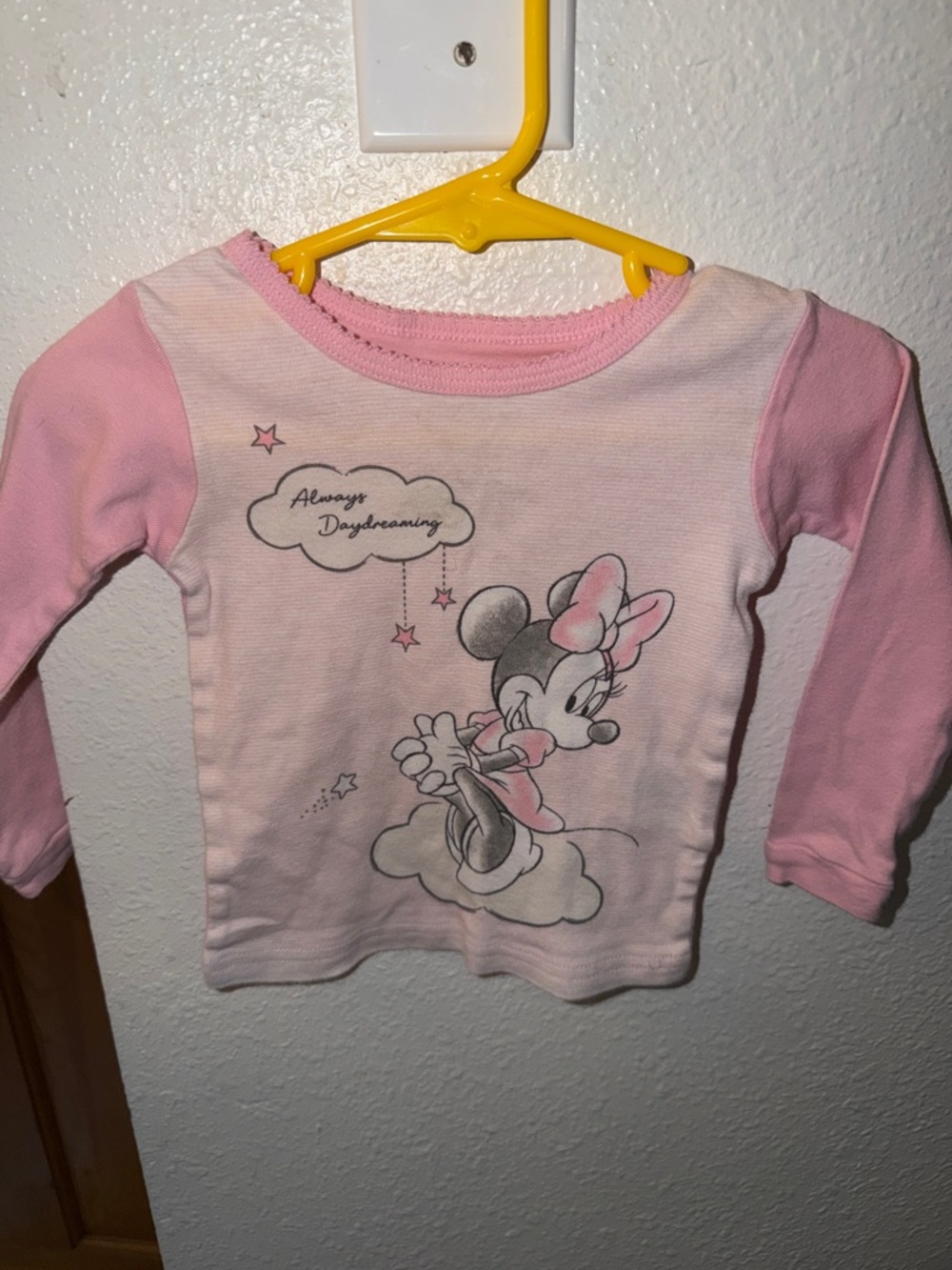 Disney Pink Minnie Mouse Long-Sleeve Tee